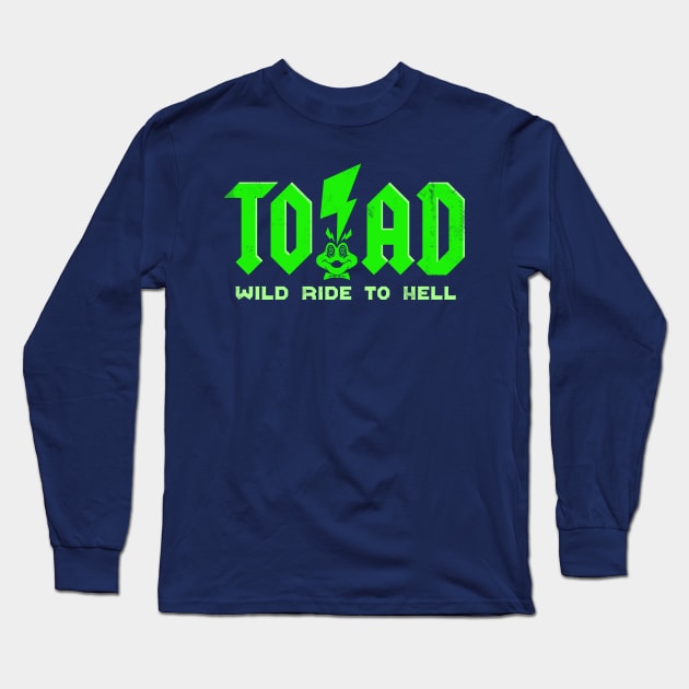 Wild Ride To Hell Long Sleeve T-Shirt by blairjcampbell